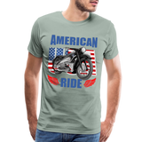 American Ride Shirt, Motorcycle Shirt, Biker Shirt, Motorcycle Gift, Motorcycle Tshirt, Motorcycle Shirts, Motorcycle T Shirt, Biker Shirts - steel green