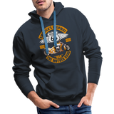 Route 66 Hoodie, Americas Road, Fathers Day Gift, Mother Road, Route 66 Hoodie, Road Trip Hoodie, Route 66 Usa Motorcycle Biker Souvenir Men’s Premium Hoodie - navy