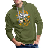 Route 66 Hoodie, Americas Road, Fathers Day Gift, Mother Road, Route 66 Hoodie, Road Trip Hoodie, Route 66 Usa Motorcycle Biker Souvenir Men’s Premium Hoodie - olive green