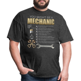 Mechanic Gift, Mechanic Shirt, You Might Be A Mechanic, Diesel Mechanic, Gift For Mechanic, Car Mechanic, Car Guy Shirt, Funny Dad Shirt - heather black