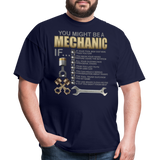 Mechanic Gift, Mechanic Shirt, You Might Be A Mechanic, Diesel Mechanic, Gift For Mechanic, Car Mechanic, Car Guy Shirt, Funny Dad Shirt - navy