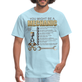 Mechanic Gift, Mechanic Shirt, You Might Be A Mechanic, Diesel Mechanic, Gift For Mechanic, Car Mechanic, Car Guy Shirt, Funny Dad Shirt - powder blue