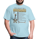 Mechanic Gift, Mechanic Shirt, You Might Be A Mechanic, Diesel Mechanic, Gift For Mechanic, Car Mechanic, Car Guy Shirt, Funny Dad Shirt - powder blue