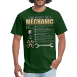 Mechanic Gift, Mechanic Shirt, You Might Be A Mechanic, Diesel Mechanic, Gift For Mechanic, Car Mechanic, Car Guy Shirt, Funny Dad Shirt - forest green