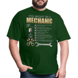 Mechanic Gift, Mechanic Shirt, You Might Be A Mechanic, Diesel Mechanic, Gift For Mechanic, Car Mechanic, Car Guy Shirt, Funny Dad Shirt - forest green