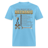 Mechanic Gift, Mechanic Shirt, You Might Be A Mechanic, Diesel Mechanic, Gift For Mechanic, Car Mechanic, Car Guy Shirt, Funny Dad Shirt - aquatic blue