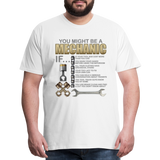 Mechanic Gift, Mechanic Shirt, You Might Be A Mechanic, Diesel Mechanic, Gift For Mechanic, Car Mechanic, Car Guy Shirt, Funny Dad Shirt - white