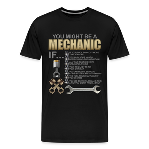 Mechanic Gift, Mechanic Shirt, You Might Be A Mechanic, Diesel Mechanic, Gift For Mechanic, Car Mechanic, Car Guy Shirt, Funny Dad Shirt - black