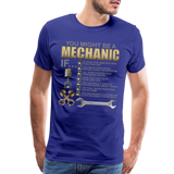 Mechanic Gift, Mechanic Shirt, You Might Be A Mechanic, Diesel Mechanic, Gift For Mechanic, Car Mechanic, Car Guy Shirt, Funny Dad Shirt - royal blue