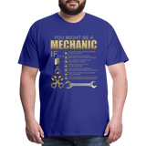 Mechanic Gift, Mechanic Shirt, You Might Be A Mechanic, Diesel Mechanic, Gift For Mechanic, Car Mechanic, Car Guy Shirt, Funny Dad Shirt - royal blue