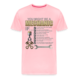 Mechanic Gift, Mechanic Shirt, You Might Be A Mechanic, Diesel Mechanic, Gift For Mechanic, Car Mechanic, Car Guy Shirt, Funny Dad Shirt - pink