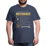 Mechanic Gift, Mechanic Shirt, You Might Be A Mechanic, Diesel Mechanic, Gift For Mechanic, Car Mechanic, Car Guy Shirt, Funny Dad Shirt - heather blue