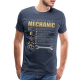 Mechanic Gift, Mechanic Shirt, You Might Be A Mechanic, Diesel Mechanic, Gift For Mechanic, Car Mechanic, Car Guy Shirt, Funny Dad Shirt - heather blue