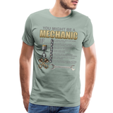 Mechanic Gift, Mechanic Shirt, You Might Be A Mechanic, Diesel Mechanic, Gift For Mechanic, Car Mechanic, Car Guy Shirt, Funny Dad Shirt - steel green