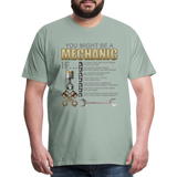 Mechanic Gift, Mechanic Shirt, You Might Be A Mechanic, Diesel Mechanic, Gift For Mechanic, Car Mechanic, Car Guy Shirt, Funny Dad Shirt - steel green