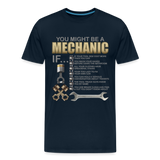 Mechanic Gift, Mechanic Shirt, You Might Be A Mechanic, Diesel Mechanic, Gift For Mechanic, Car Mechanic, Car Guy Shirt, Funny Dad Shirt - deep navy