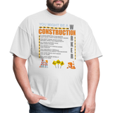 Construction Gift, Construction Crew, Construction Worker, You Might Be A, Construction Party, Construction Manager, Engineering Shirt, Dump Truck Shirt, Construction Theme, Funny Dad Shirt, Fathers Day Shirt - white