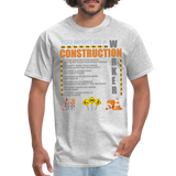 Construction Gift, Construction Crew, Construction Worker, You Might Be A, Construction Party, Construction Manager, Engineering Shirt, Dump Truck Shirt, Construction Theme, Funny Dad Shirt, Fathers Day Shirt - heather gray