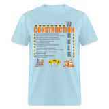 Construction Gift, Construction Crew, Construction Worker, You Might Be A, Construction Party, Construction Manager, Engineering Shirt, Dump Truck Shirt, Construction Theme, Funny Dad Shirt, Fathers Day Shirt - powder blue