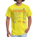 Construction Gift, Construction Crew, Construction Worker, You Might Be A, Construction Party, Construction Manager, Engineering Shirt, Dump Truck Shirt, Construction Theme, Funny Dad Shirt, Fathers Day Shirt - yellow