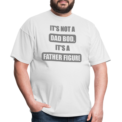 Dad Bod Shirt, Funny Dad Shirt, Father Figure Shirt, Dad Bod, New Dad Shirt, Dad Joke Shirt, Daddy Shirt, Funny Dad Shirts, Best Dad Shirt, New Dad, Funny Gift For Dad - white