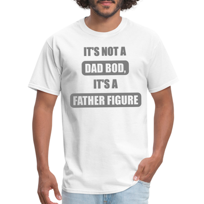 Dad Bod Shirt, Funny Dad Shirt, Father Figure Shirt, Dad Bod, New Dad Shirt, Dad Joke Shirt, Daddy Shirt, Funny Dad Shirts, Best Dad Shirt, New Dad, Funny Gift For Dad - white
