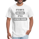 Dad Bod Shirt, Funny Dad Shirt, Father Figure Shirt, Dad Bod, New Dad Shirt, Dad Joke Shirt, Daddy Shirt, Funny Dad Shirts, Best Dad Shirt, New Dad, Funny Gift For Dad - white