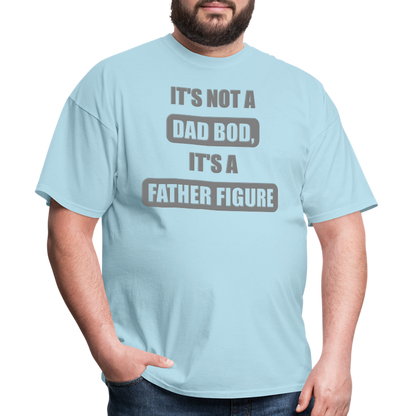 Dad Bod Shirt, Funny Dad Shirt, Father Figure Shirt, Dad Bod, New Dad Shirt, Dad Joke Shirt, Daddy Shirt, Funny Dad Shirts, Best Dad Shirt, New Dad, Funny Gift For Dad - powder blue