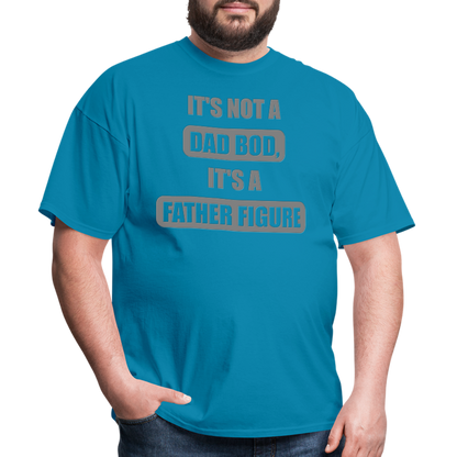Dad Bod Shirt, Funny Dad Shirt, Father Figure Shirt, Dad Bod, New Dad Shirt, Dad Joke Shirt, Daddy Shirt, Funny Dad Shirts, Best Dad Shirt, New Dad, Funny Gift For Dad - turquoise