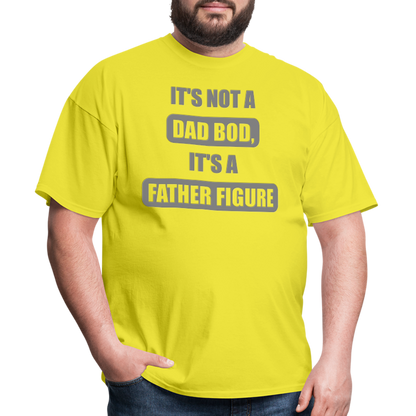 Dad Bod Shirt, Funny Dad Shirt, Father Figure Shirt, Dad Bod, New Dad Shirt, Dad Joke Shirt, Daddy Shirt, Funny Dad Shirts, Best Dad Shirt, New Dad, Funny Gift For Dad - yellow