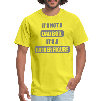 Dad Bod Shirt, Funny Dad Shirt, Father Figure Shirt, Dad Bod, New Dad Shirt, Dad Joke Shirt, Daddy Shirt, Funny Dad Shirts, Best Dad Shirt, New Dad, Funny Gift For Dad - yellow