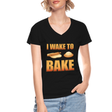 I Wake To Bake, Baking Baking Shirt, Baking Gifts, Funny Baker Shirt, Cookie Shirt, Baking Lover, Baker Baking T-Shirt - black