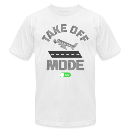 Take Off Mode, Travel Shirt, Vacation Shirt, Airplane Shirt, Pilot Shirt, Vacation Mode, Vacay Mode, Adventure Shirt, Aviation Shirt - white