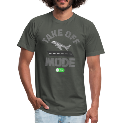 Take Off Mode, Travel Shirt, Vacation Shirt, Airplane Shirt, Pilot Shirt, Vacation Mode, Vacay Mode, Adventure Shirt, Aviation Shirt - asphalt