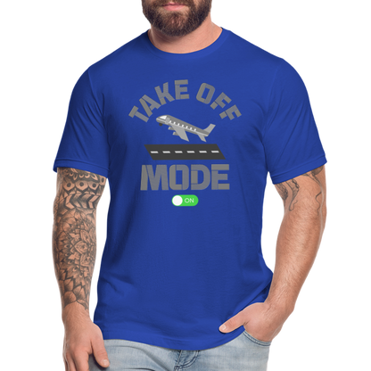 Take Off Mode, Travel Shirt, Vacation Shirt, Airplane Shirt, Pilot Shirt, Vacation Mode, Vacay Mode, Adventure Shirt, Aviation Shirt - royal blue