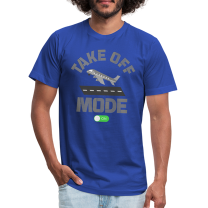 Take Off Mode, Travel Shirt, Vacation Shirt, Airplane Shirt, Pilot Shirt, Vacation Mode, Vacay Mode, Adventure Shirt, Aviation Shirt - royal blue