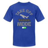 Take Off Mode, Travel Shirt, Vacation Shirt, Airplane Shirt, Pilot Shirt, Vacation Mode, Vacay Mode, Adventure Shirt, Aviation Shirt - royal blue