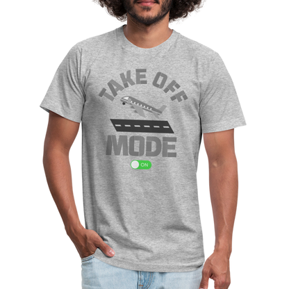 Take Off Mode, Travel Shirt, Vacation Shirt, Airplane Shirt, Pilot Shirt, Vacation Mode, Vacay Mode, Adventure Shirt, Aviation Shirt - heather gray