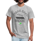 Take Off Mode, Travel Shirt, Vacation Shirt, Airplane Shirt, Pilot Shirt, Vacation Mode, Vacay Mode, Adventure Shirt, Aviation Shirt - heather gray