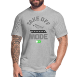 Take Off Mode, Travel Shirt, Vacation Shirt, Airplane Shirt, Pilot Shirt, Vacation Mode, Vacay Mode, Adventure Shirt, Aviation Shirt - heather gray