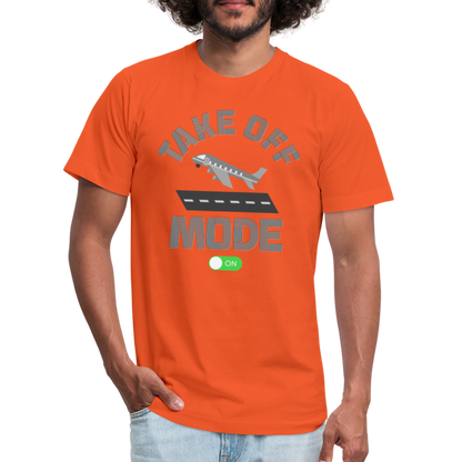 Take Off Mode, Travel Shirt, Vacation Shirt, Airplane Shirt, Pilot Shirt, Vacation Mode, Vacay Mode, Adventure Shirt, Aviation Shirt - orange