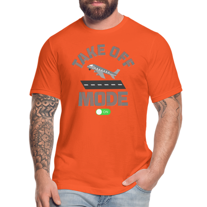 Take Off Mode, Travel Shirt, Vacation Shirt, Airplane Shirt, Pilot Shirt, Vacation Mode, Vacay Mode, Adventure Shirt, Aviation Shirt - orange