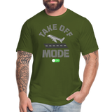 Take Off Mode, Travel Shirt, Vacation Shirt, Airplane Shirt, Pilot Shirt, Vacation Mode, Vacay Mode, Adventure Shirt, Aviation Shirt - olive