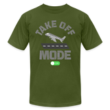 Take Off Mode, Travel Shirt, Vacation Shirt, Airplane Shirt, Pilot Shirt, Vacation Mode, Vacay Mode, Adventure Shirt, Aviation Shirt - olive