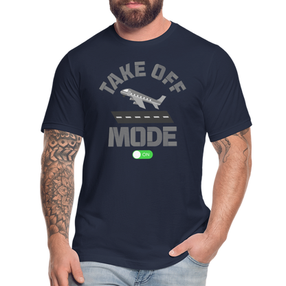 Take Off Mode, Travel Shirt, Vacation Shirt, Airplane Shirt, Pilot Shirt, Vacation Mode, Vacay Mode, Adventure Shirt, Aviation Shirt - navy