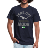 Take Off Mode, Travel Shirt, Vacation Shirt, Airplane Shirt, Pilot Shirt, Vacation Mode, Vacay Mode, Adventure Shirt, Aviation Shirt - navy