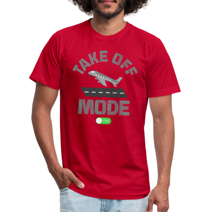 Take Off Mode, Travel Shirt, Vacation Shirt, Airplane Shirt, Pilot Shirt, Vacation Mode, Vacay Mode, Adventure Shirt, Aviation Shirt - red