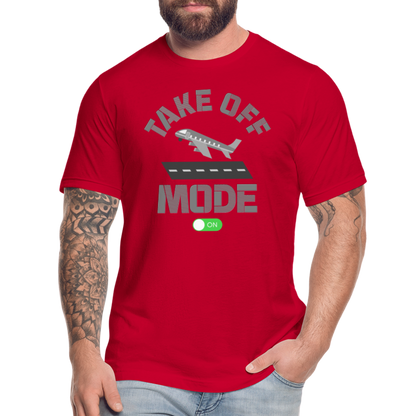 Take Off Mode, Travel Shirt, Vacation Shirt, Airplane Shirt, Pilot Shirt, Vacation Mode, Vacay Mode, Adventure Shirt, Aviation Shirt - red