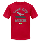 Take Off Mode, Travel Shirt, Vacation Shirt, Airplane Shirt, Pilot Shirt, Vacation Mode, Vacay Mode, Adventure Shirt, Aviation Shirt - red