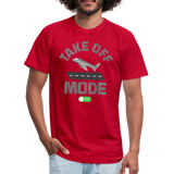 Take Off Mode, Travel Shirt, Vacation Shirt, Airplane Shirt, Pilot Shirt, Vacation Mode, Vacay Mode, Adventure Shirt, Aviation Shirt - red